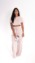 Load image into Gallery viewer, Women Ripped Jersey Cargo Pants Set
