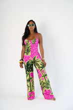 Load image into Gallery viewer, Cute and Trendy Palm tree gurl Jumpsuit
