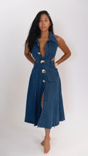 Load image into Gallery viewer, Denim Cutout Dress
