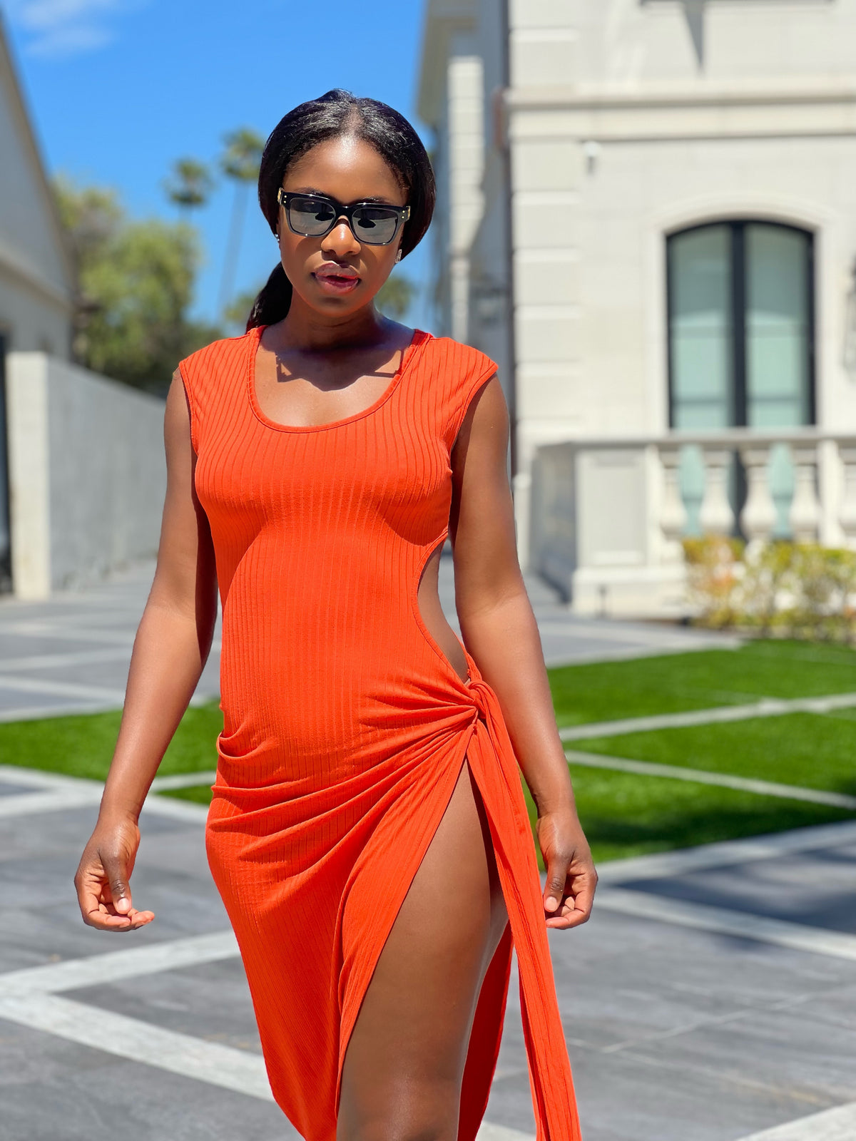 Side Tie Dress