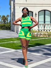 Load image into Gallery viewer, Side Slide Crop Top And Shorts Set
